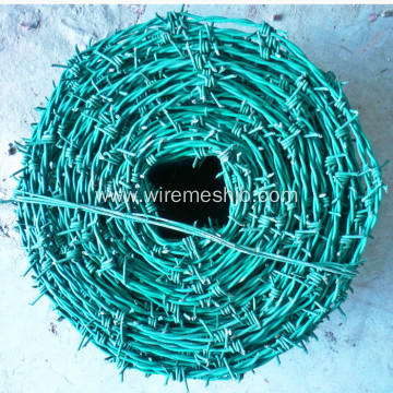 Vinyl Coated Barbed Iron Wire